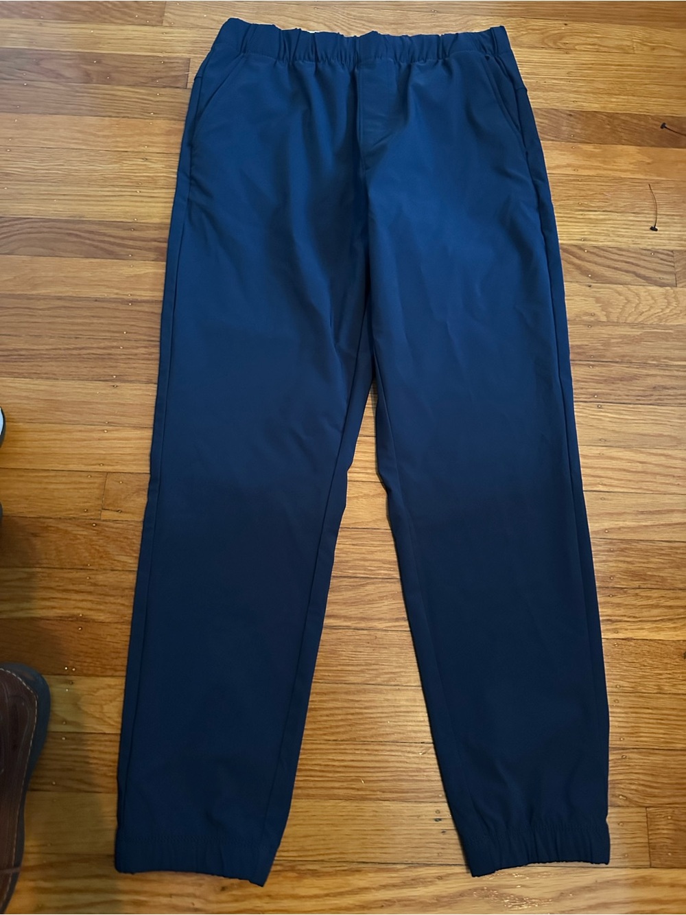Men's Members Mark Navy Elastic-Waist Casual Pants